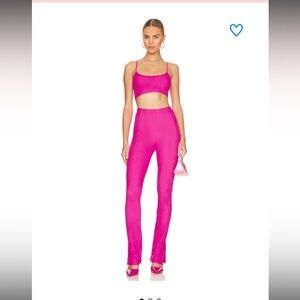 Superdown damasia mesh pant set - NWT